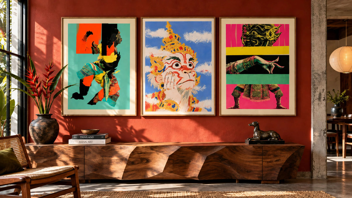 Thai Khon & Hanuman Prints and Posters