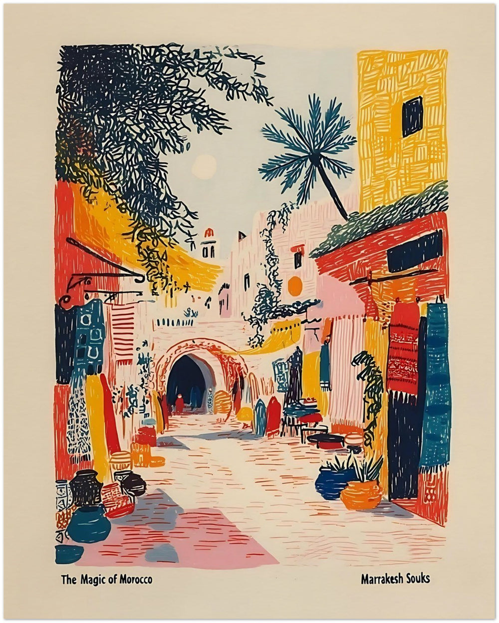 Marrakech Souks Print