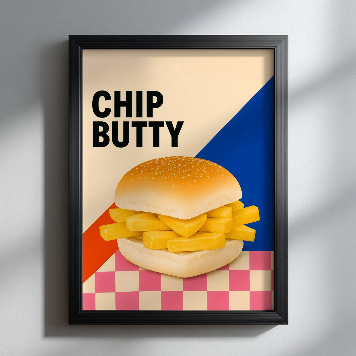 British Chip Butty Print