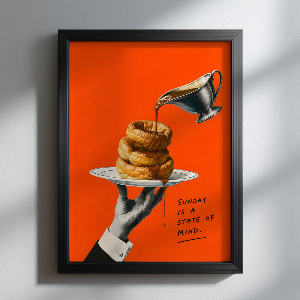 British Yorkshire Pudding and Gravy Poster