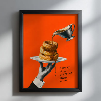British Yorkshire Pudding and Gravy Poster