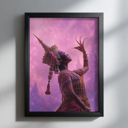 Traditional Thai Nora Dancer Print