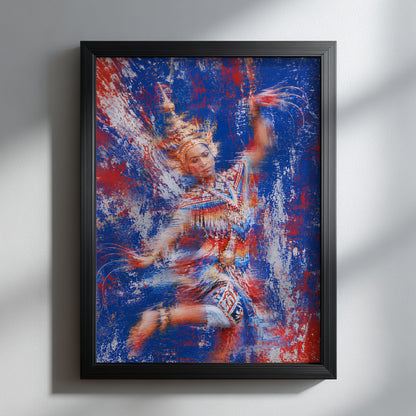 Southern Thai Nora Dance Print