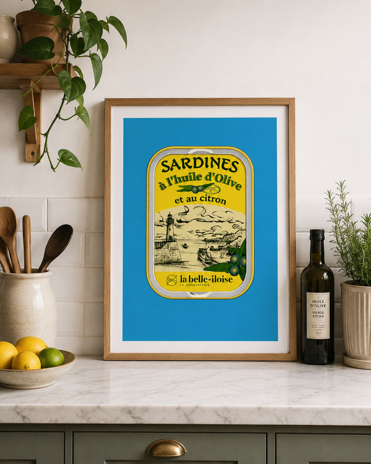 French Sardine Pop Art Print