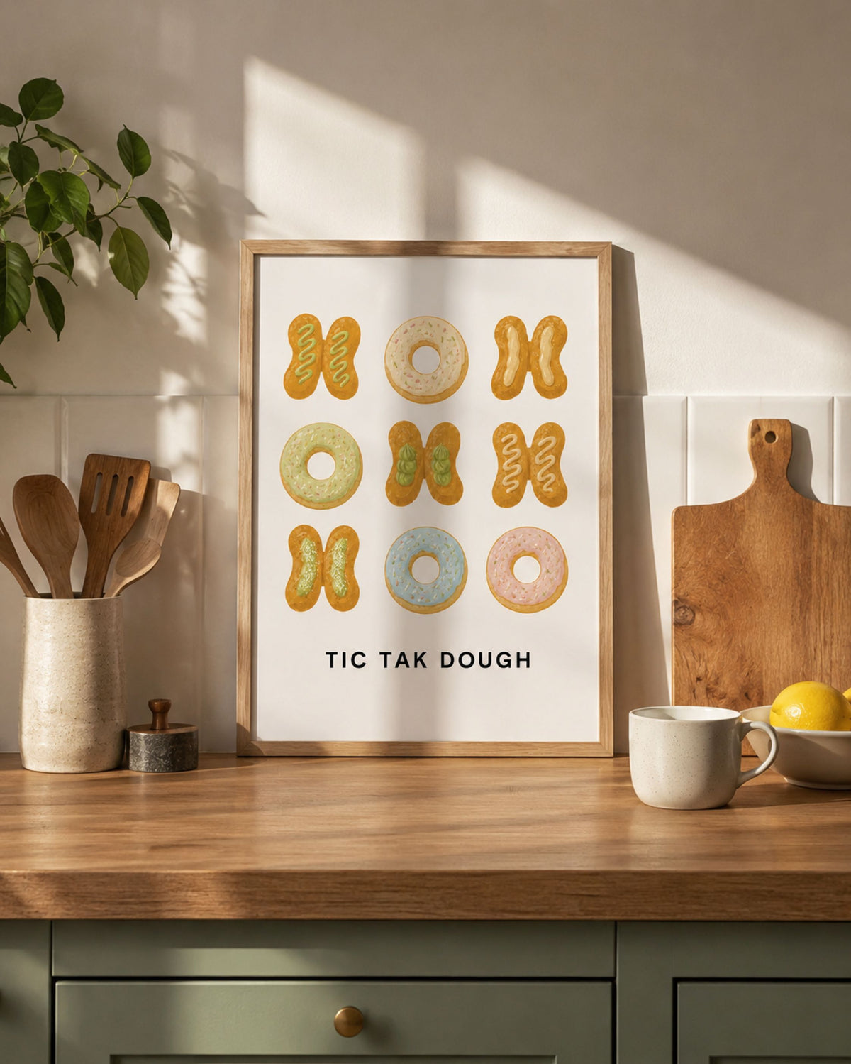 Thai Pa Thong Ko Tic-Tac-Toe Print