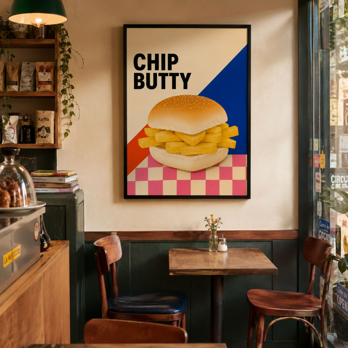 British Chip Butty Print