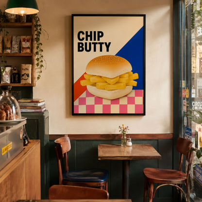 British Chip Butty Print