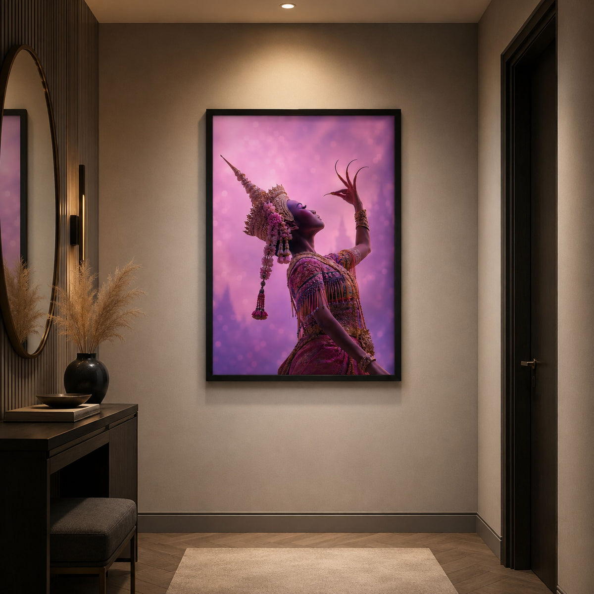 Traditional Thai Nora Dancer Print