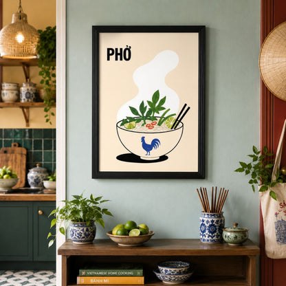 Vietnamese Pho Noodle Soup Poster