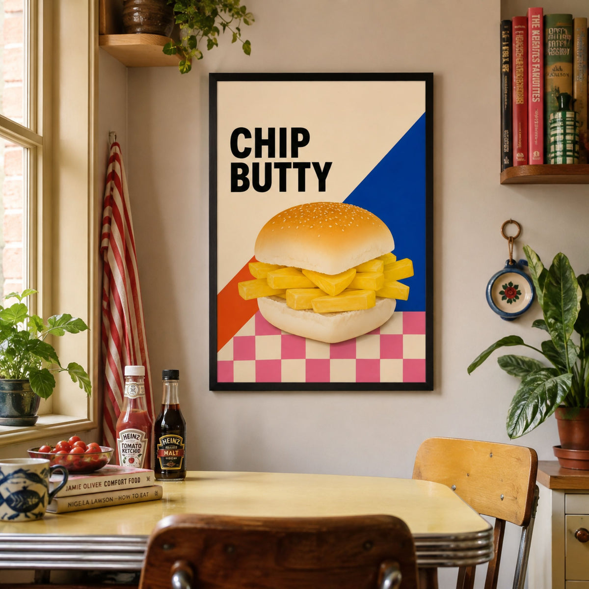 British Chip Butty Print