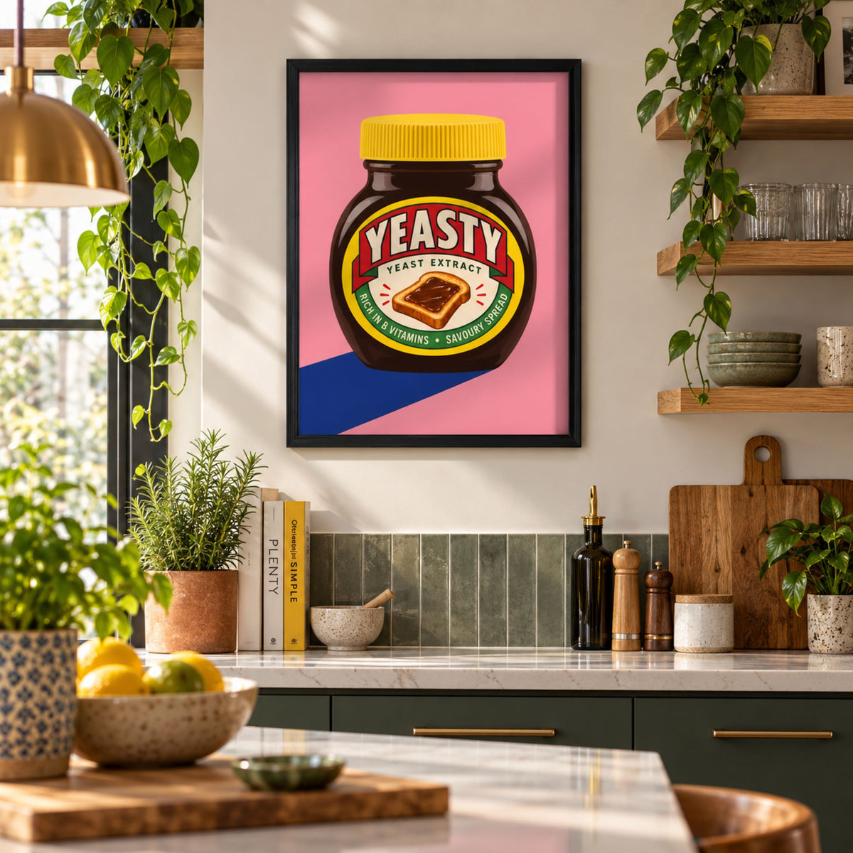 British Yeast Extract Pop Art Print