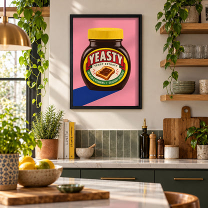British Yeast Extract Pop Art Print