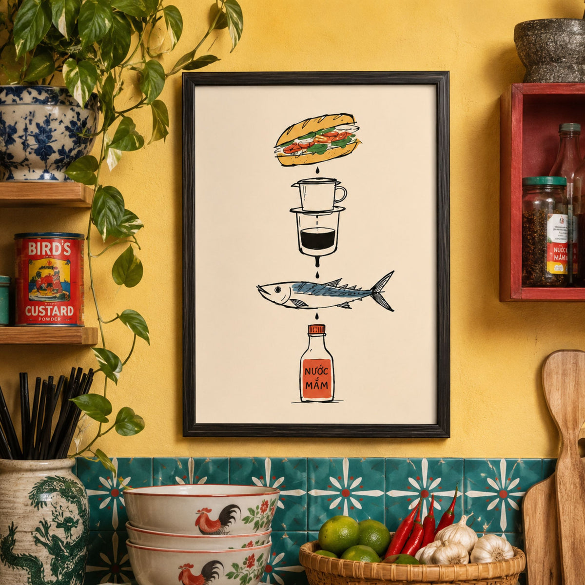 Vietnamese Kitchen Essentials Print