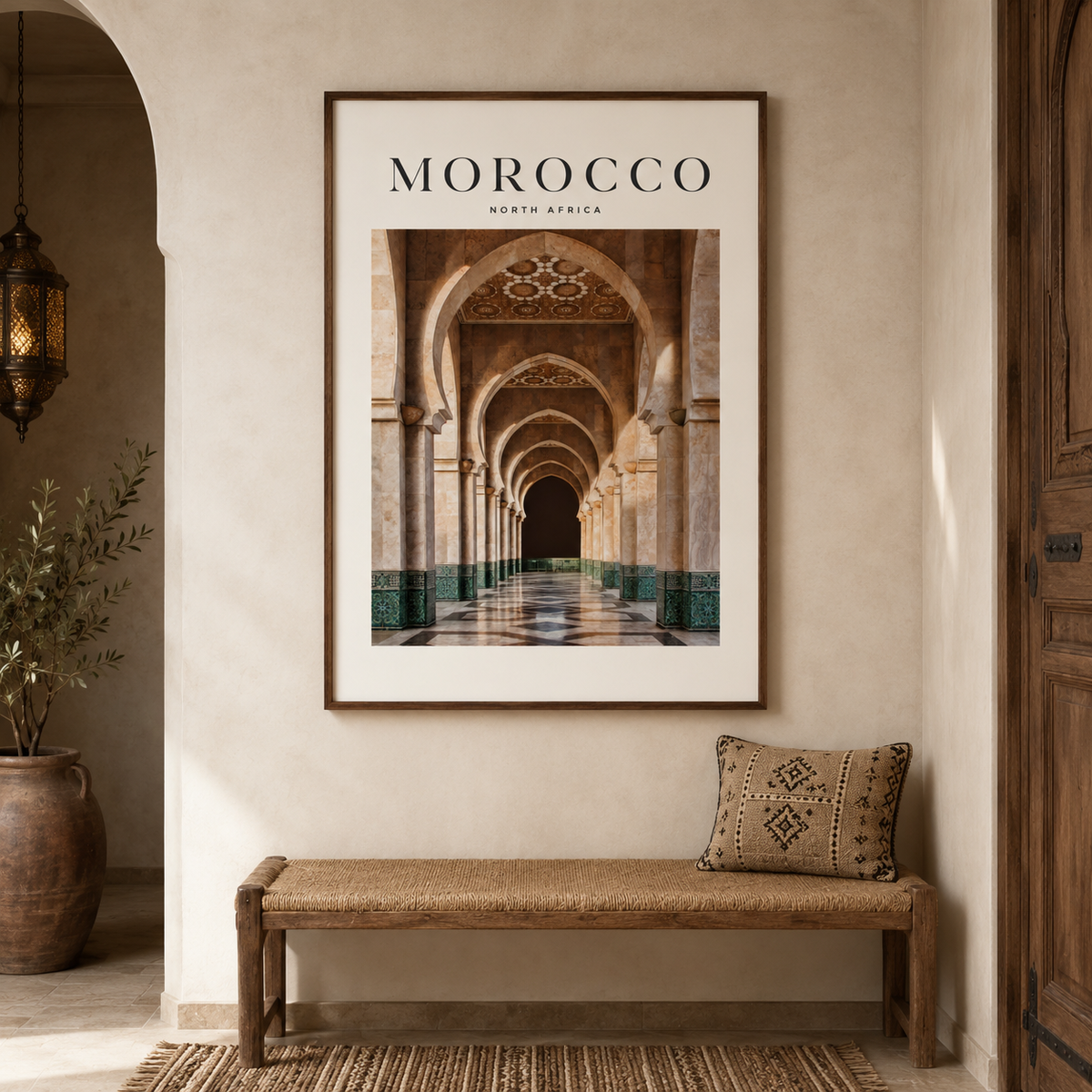 Casablanca Hassan II Mosque Print
