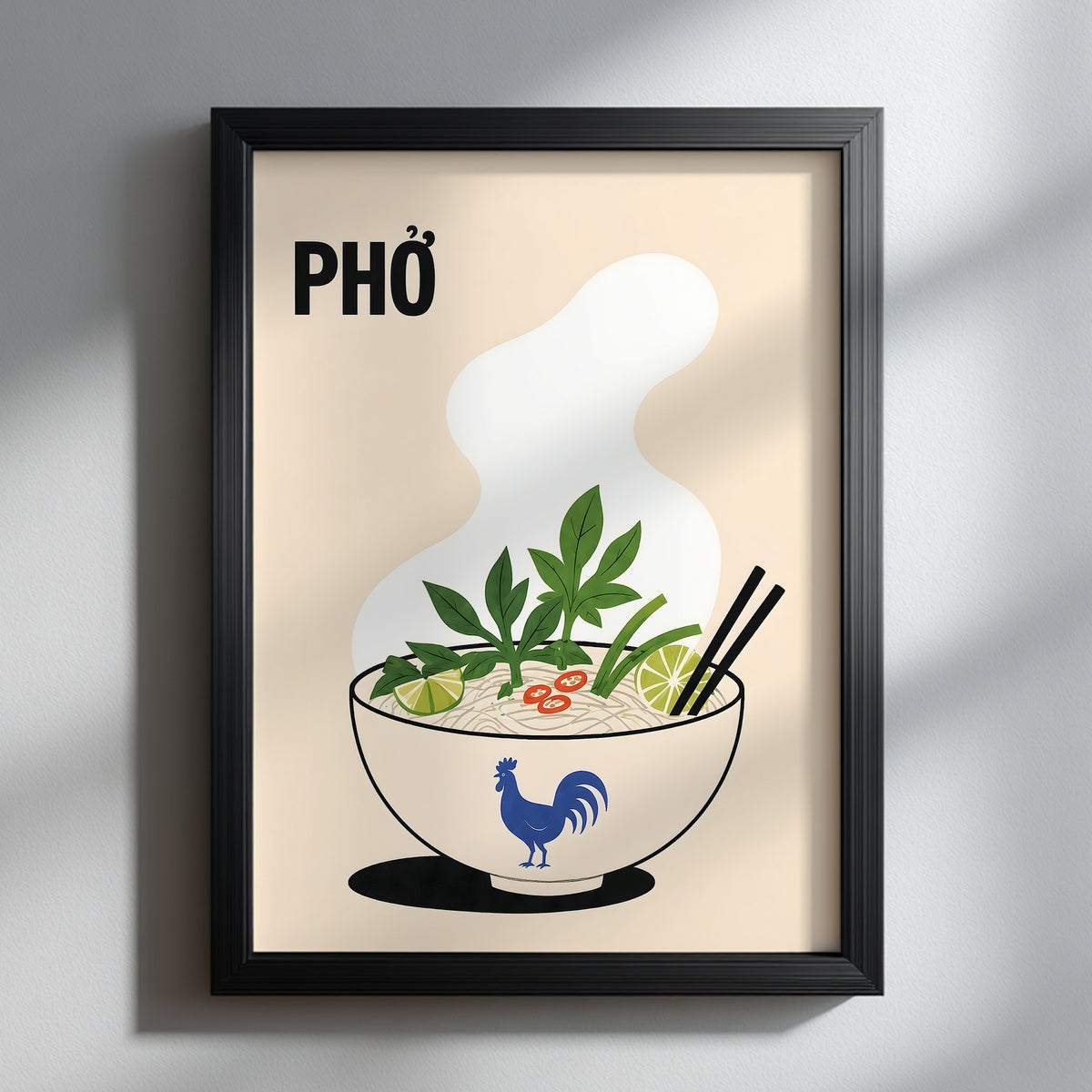 Vietnamese Pho Noodle Soup Poster