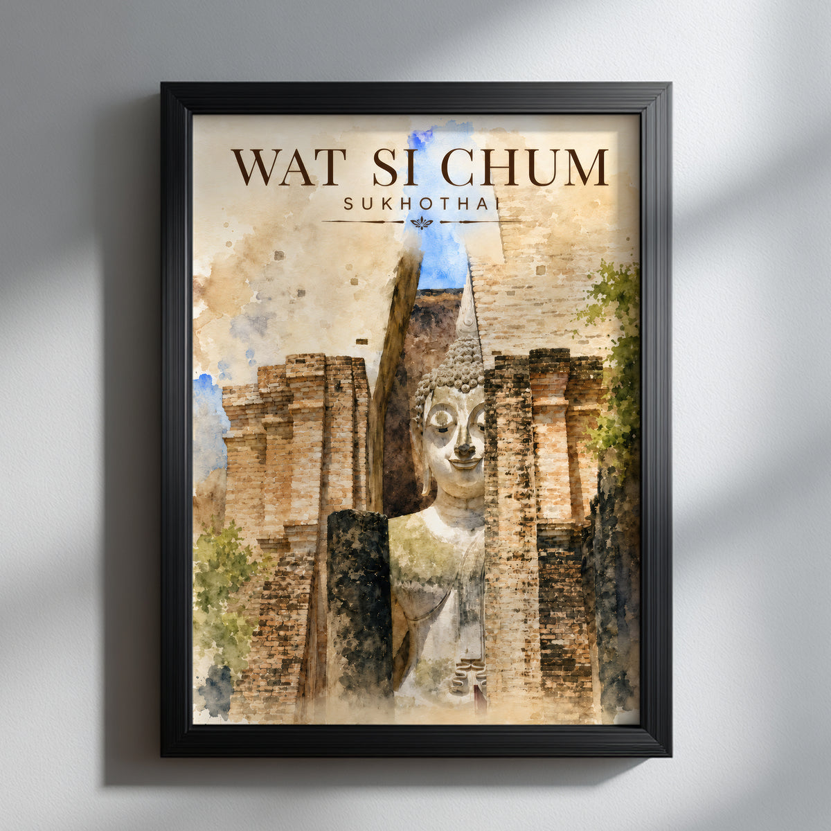 Wat Si Chum Sukhothai Print