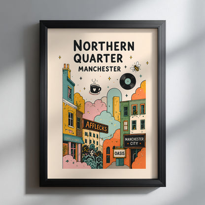 Manchester Norther Quarter Poster