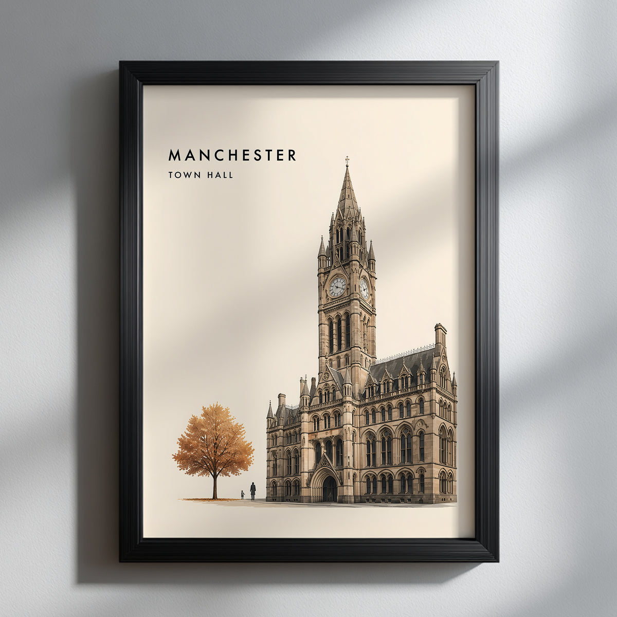 Manchester Town Hall Poster