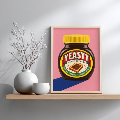 British Yeast Extract Pop Art Print