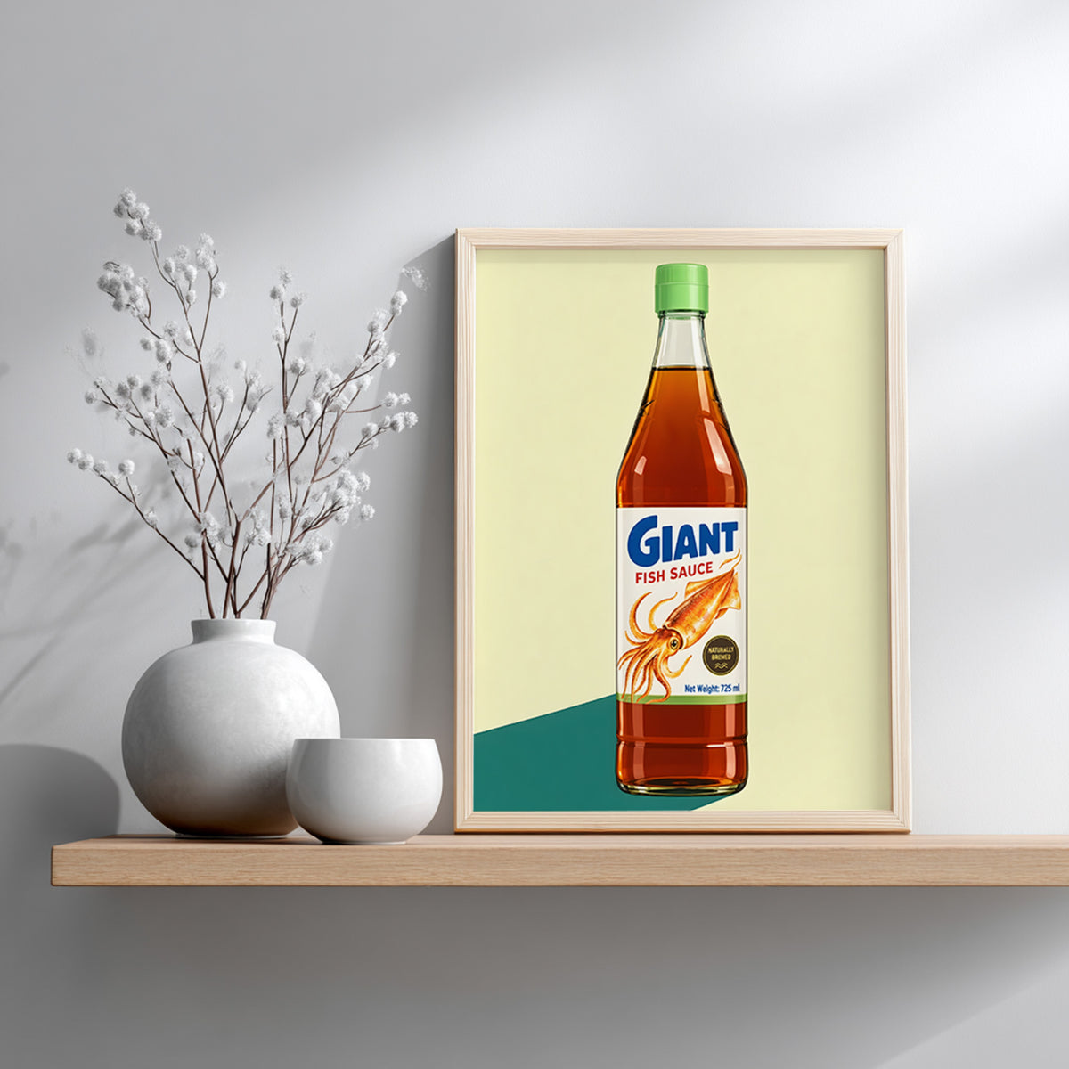 Fish Sauce Pop Art Print