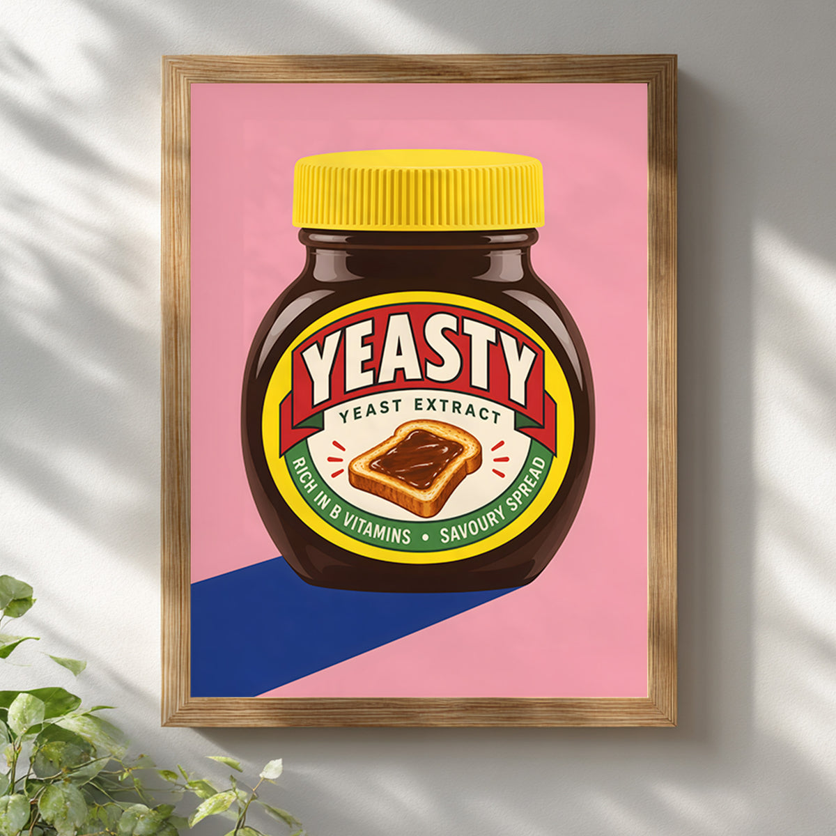 British Yeast Extract Pop Art Print