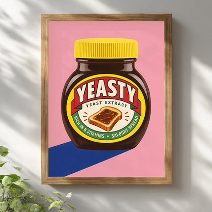 British Yeast Extract Pop Art Print