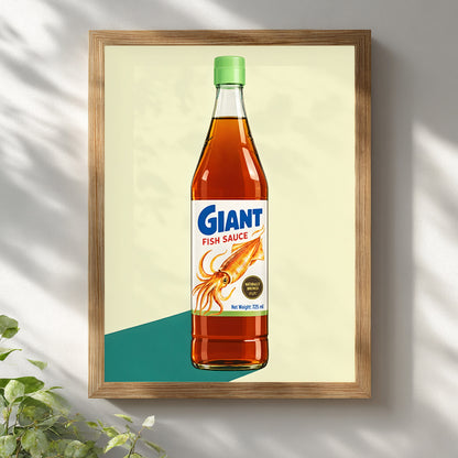 Fish Sauce Pop Art Print