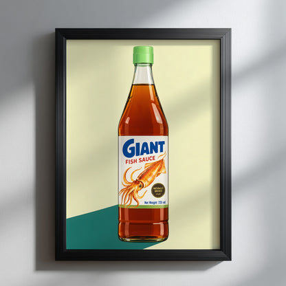 Fish Sauce Pop Art Print