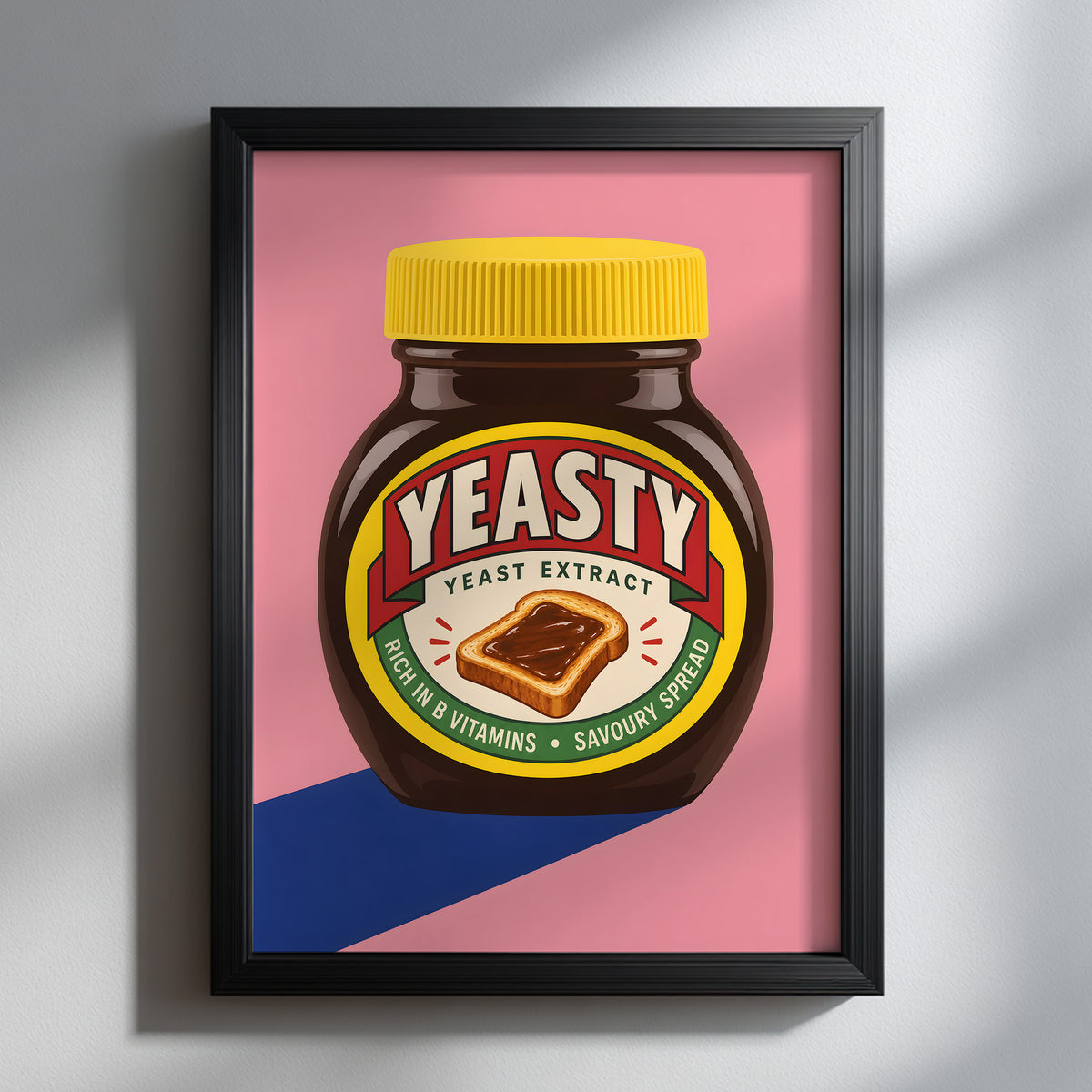 British Yeast Extract Pop Art Print