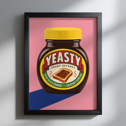 British Yeast Extract Pop Art Print