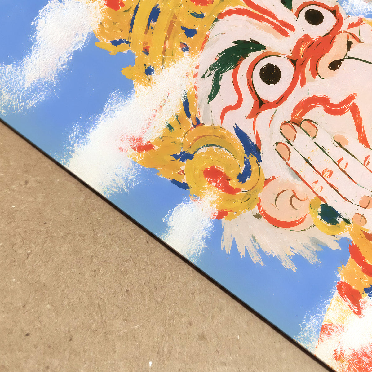 Thai Hanuman in the Clouds Poster