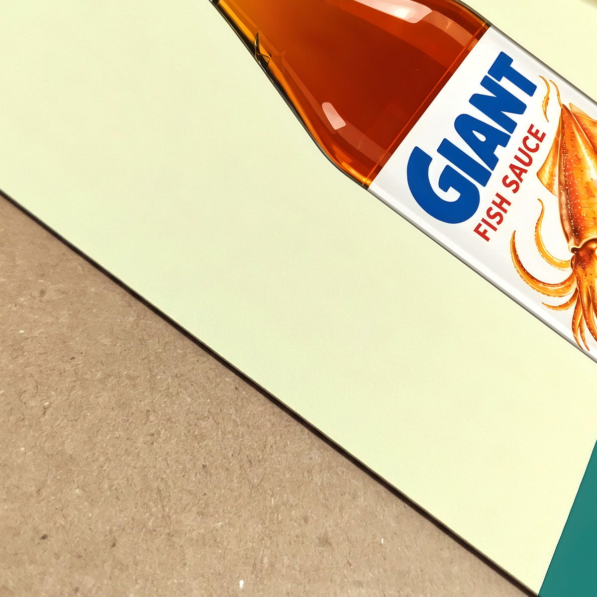 Fish Sauce Pop Art Print