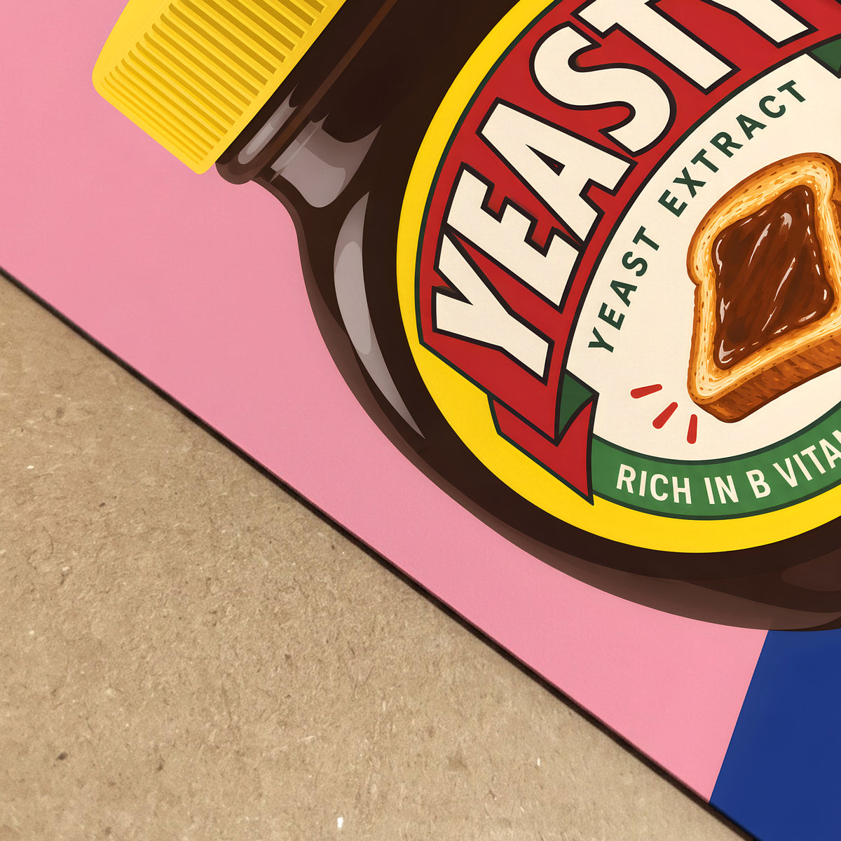 British Yeast Extract Pop Art Print