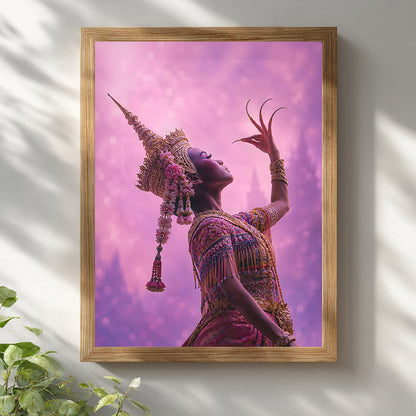 Traditional Thai Nora Dancer Print