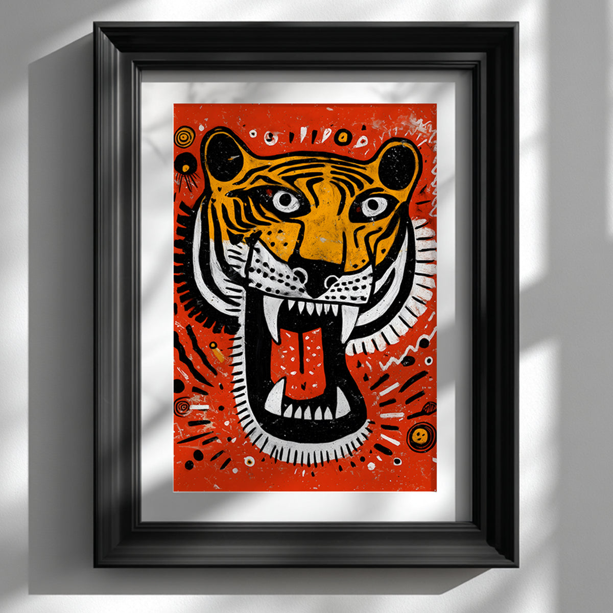 Contemporary Malayan Tiger Profile Print