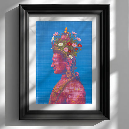 Buddha Galsang Flower Print