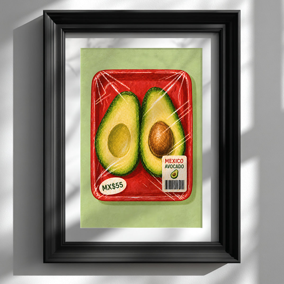 Mexican Avocado Packaging Poster