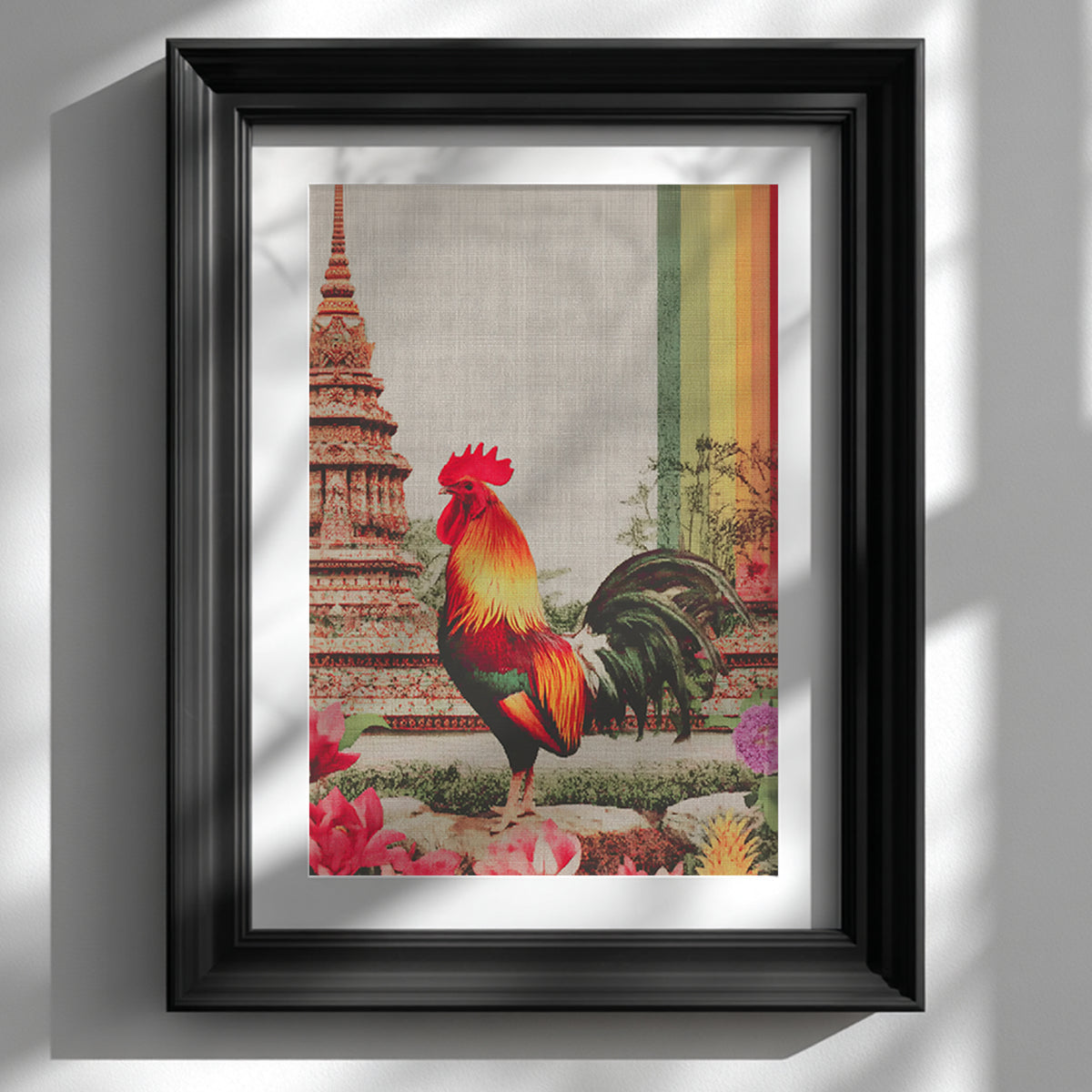 Thai Buddhist Rooster Temple