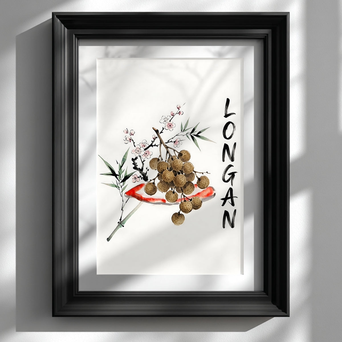 Northern Thai Longan Watercolour Print