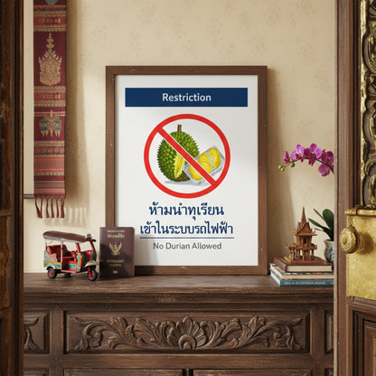 Bangkok No Durian Allowed Poster