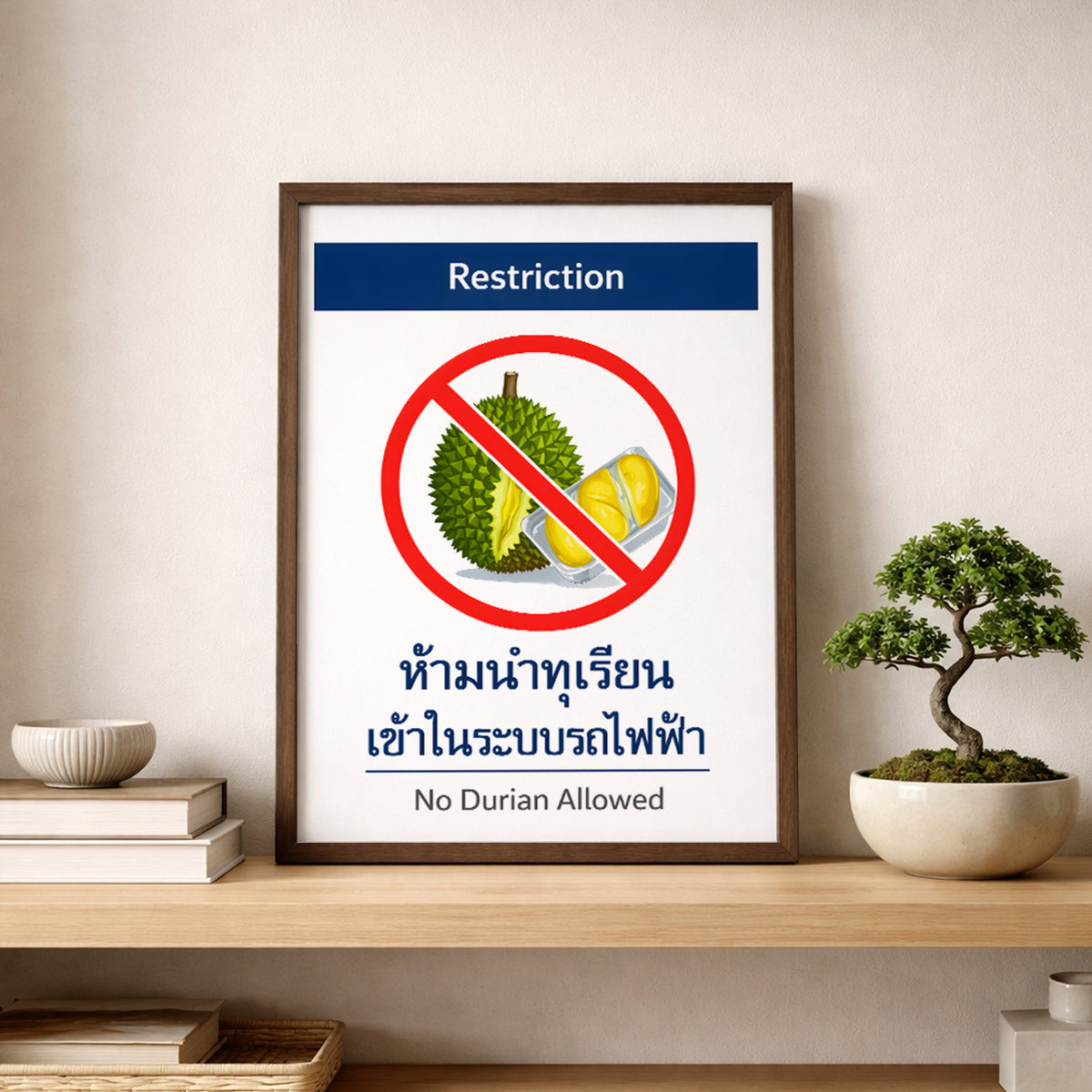 Bangkok No Durian Allowed Poster