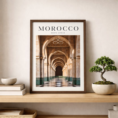 Casablanca Hassan II Mosque Print