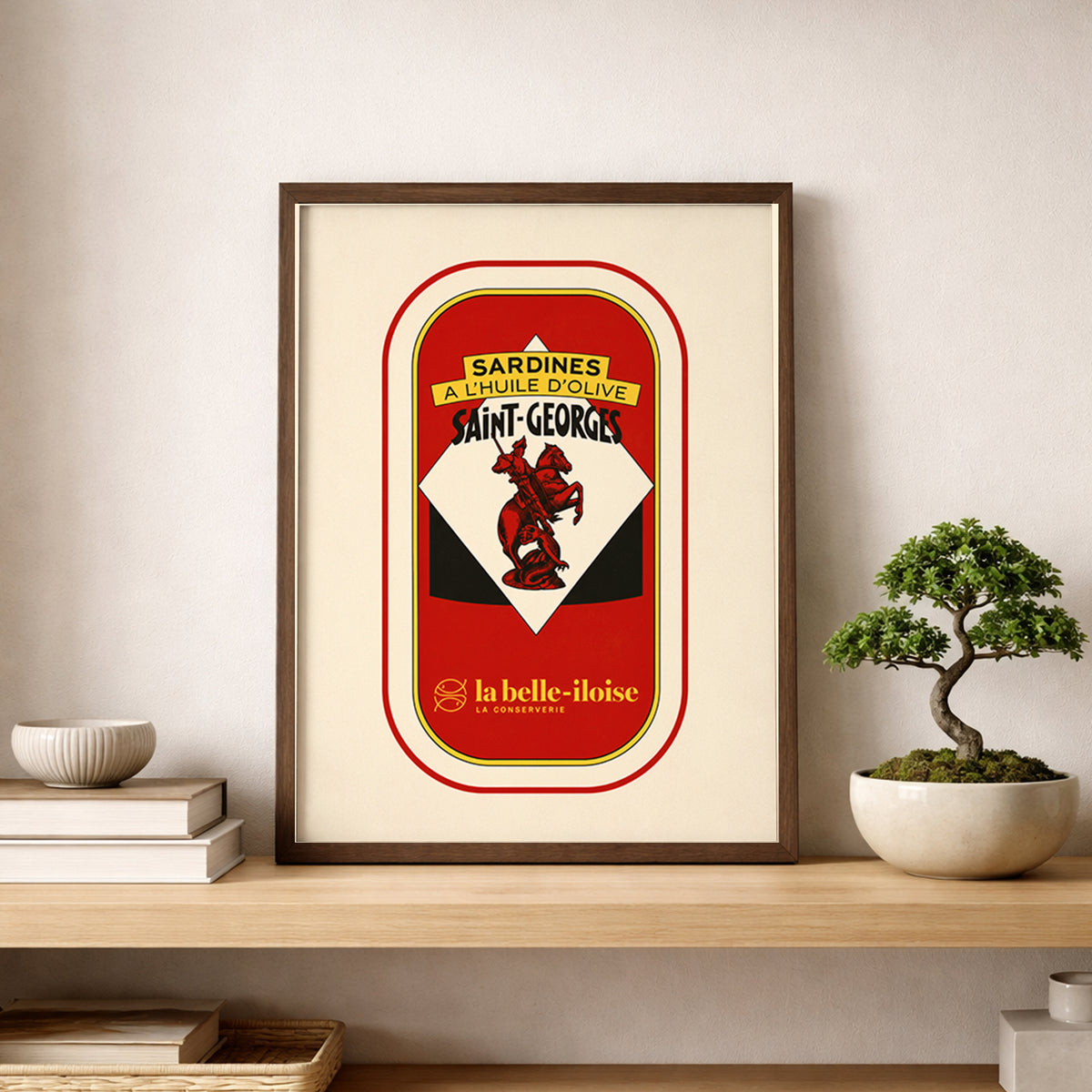 Vintage French Sardine Tin Print
