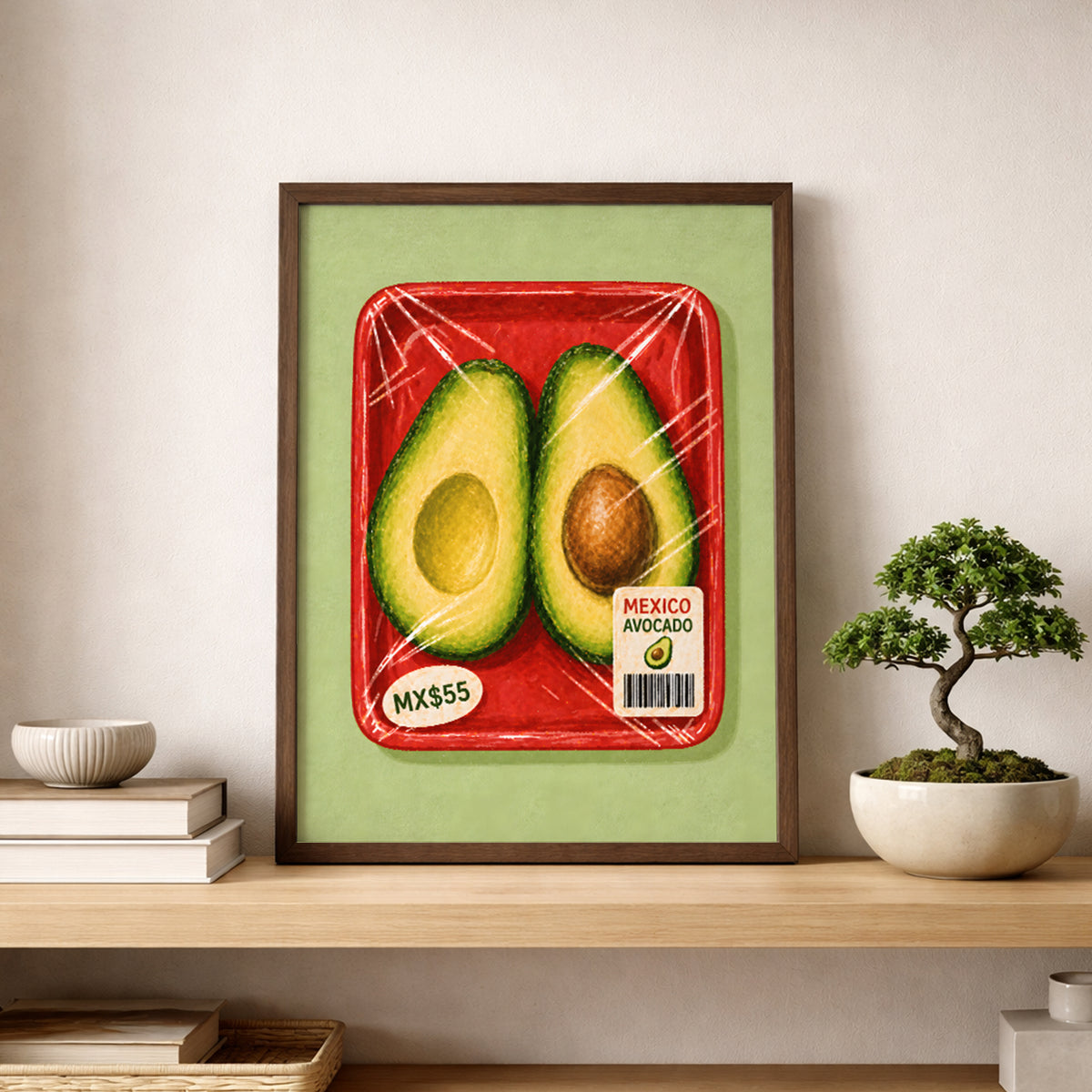 Mexican Avocado Packaging Poster