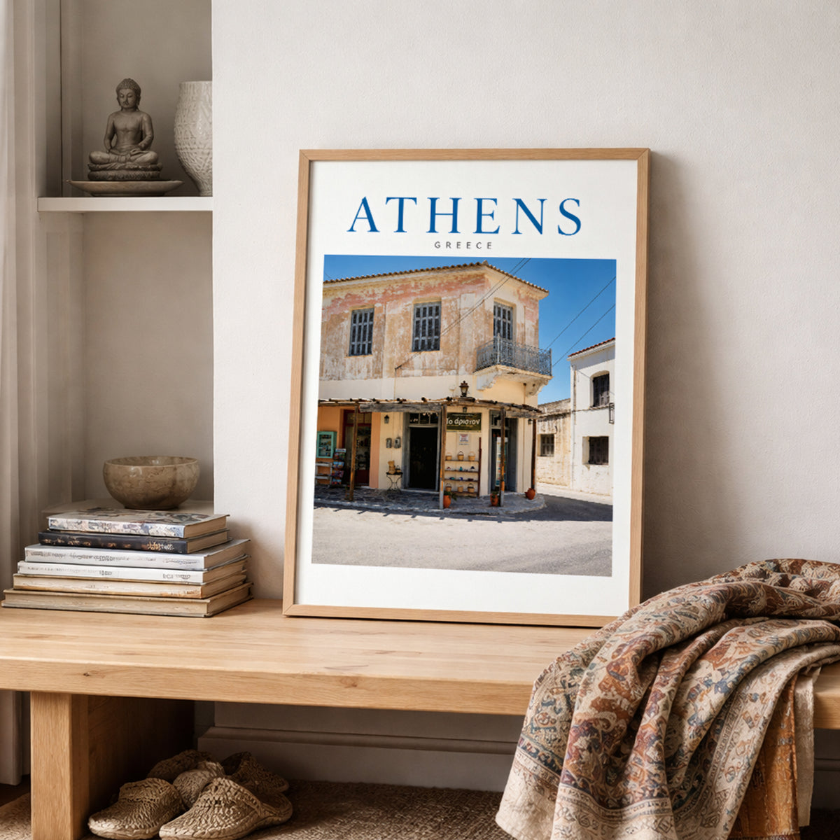 Athens Weathered Street Photography Print