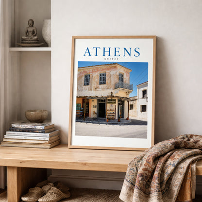 Athens Weathered Street Photography Print