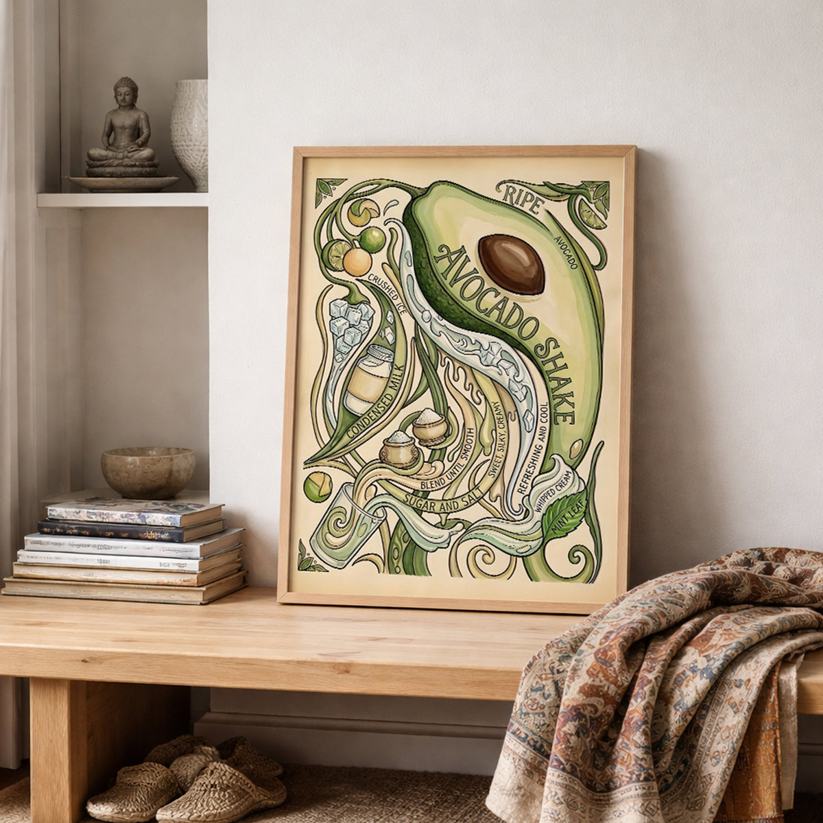 Thai Avocado Shake Market Print