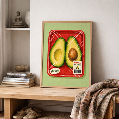 Mexican Avocado Packaging Poster