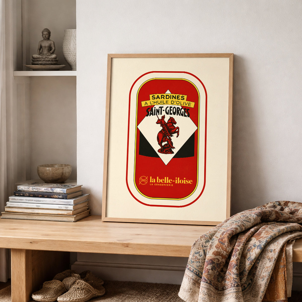 Vintage French Sardine Tin Print