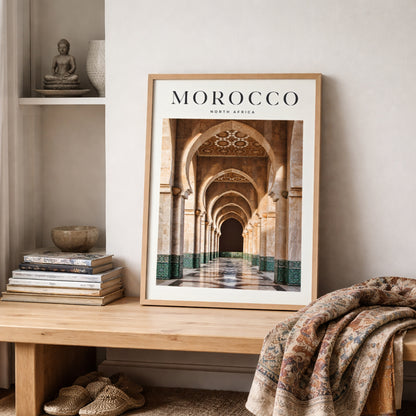 Casablanca Hassan II Mosque Print